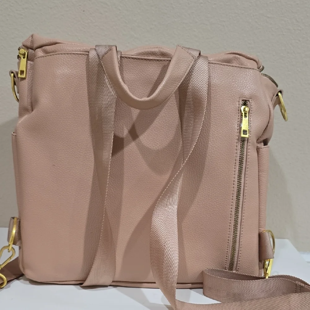 🌸 FAWN BACKPACK & MESSERGER DIAPER BAG